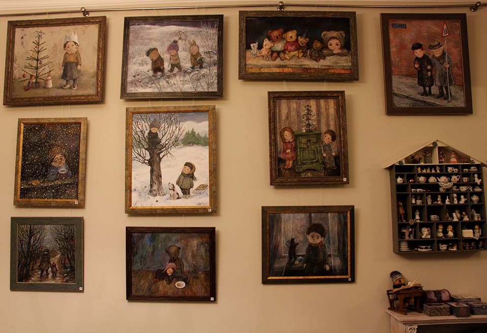 Christmas exhibition of the warmest artworks by Georgian artist Nino Chakvetadze geotv.ge